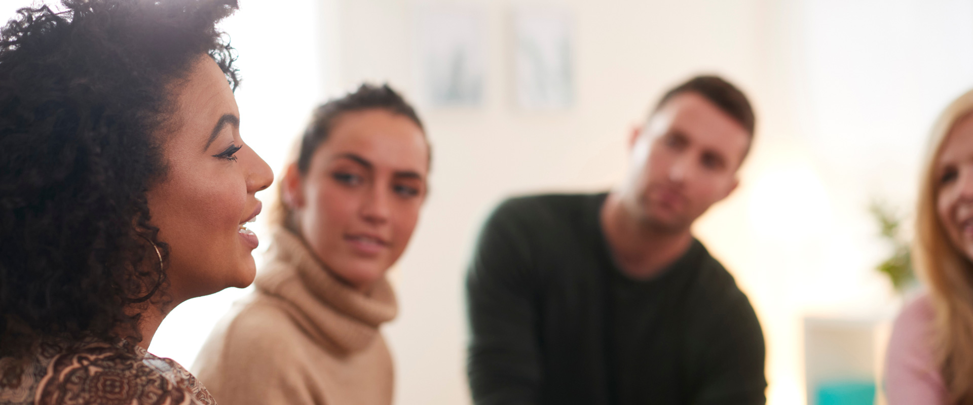 background image of support group talking
